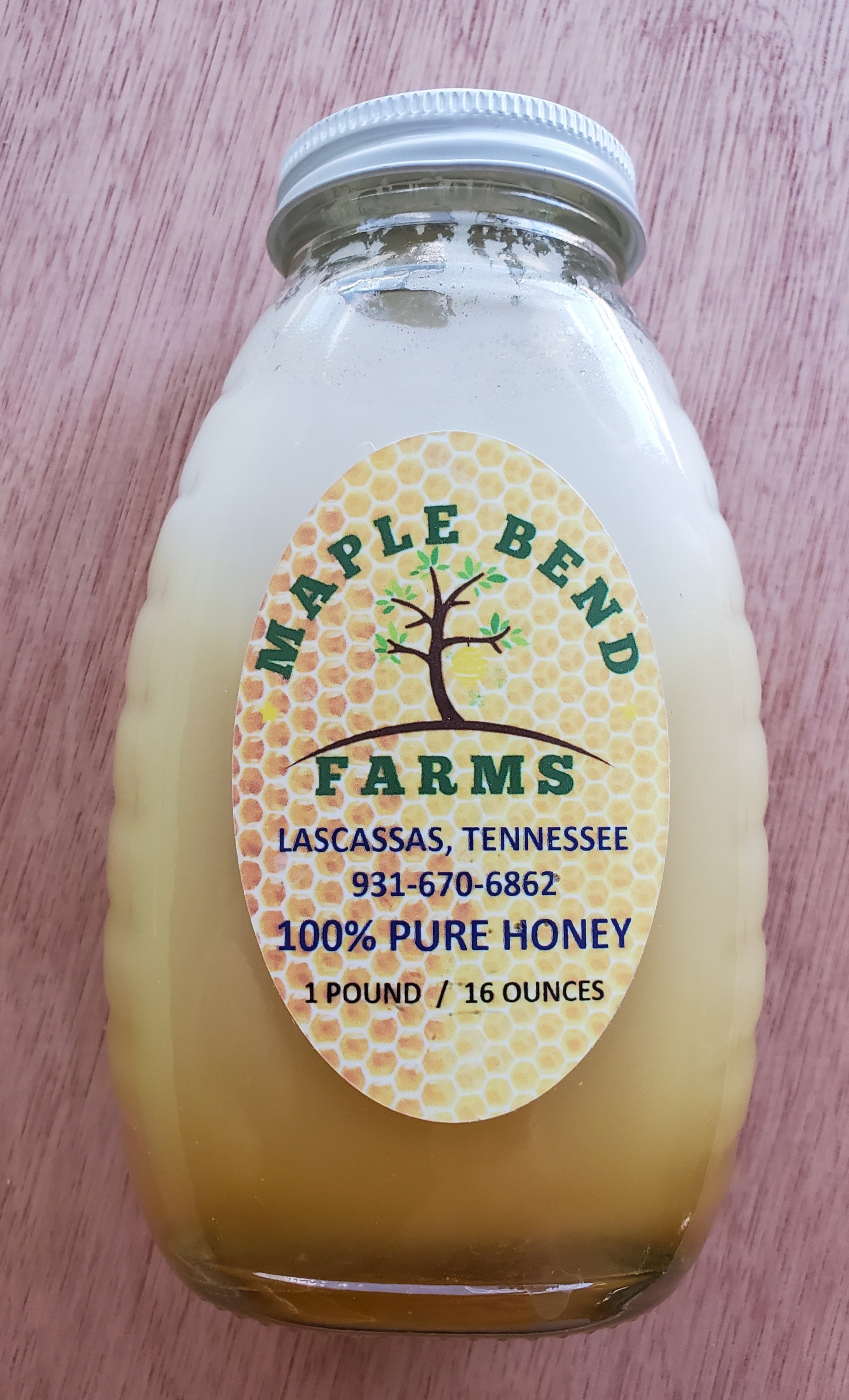 Maple Bend Farms Lemon Cream Honey (1 pound) | Maple Bend Bee Supply ...